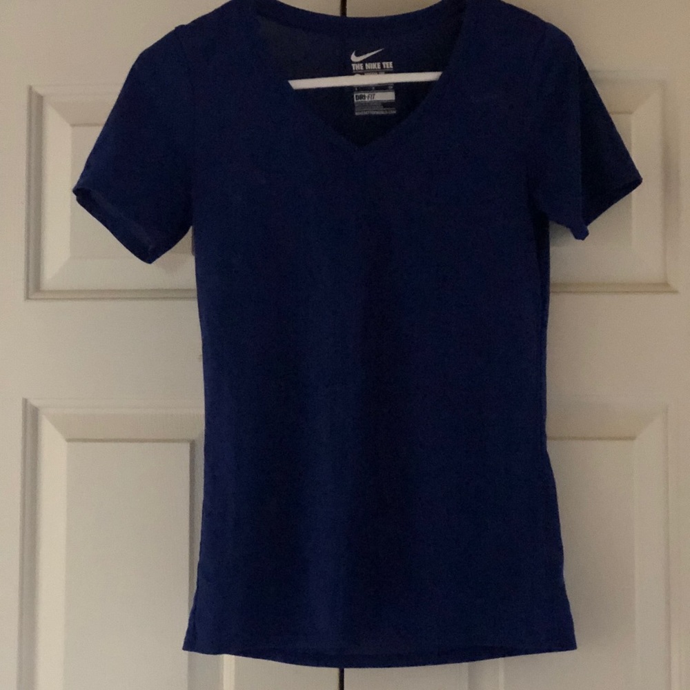 Dark blue nike v neck